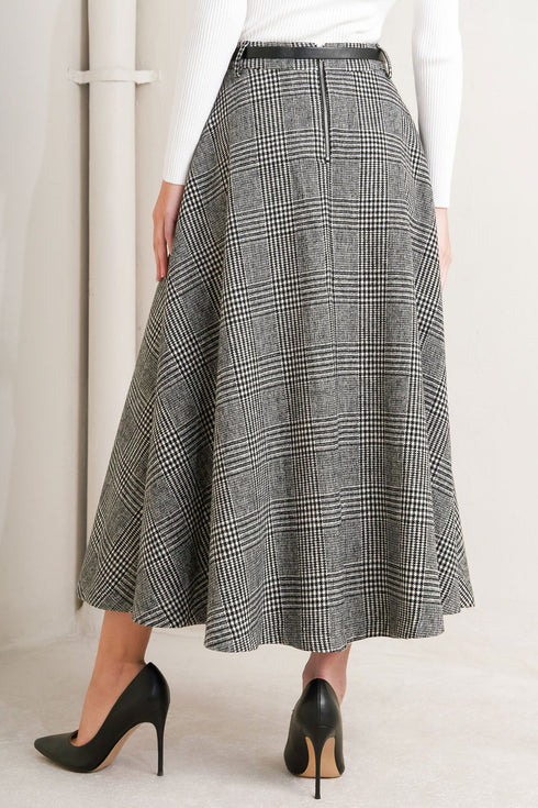 city-checkline-woolen-woven-midi-skirt Flying Tomato - Sophia's Style-7